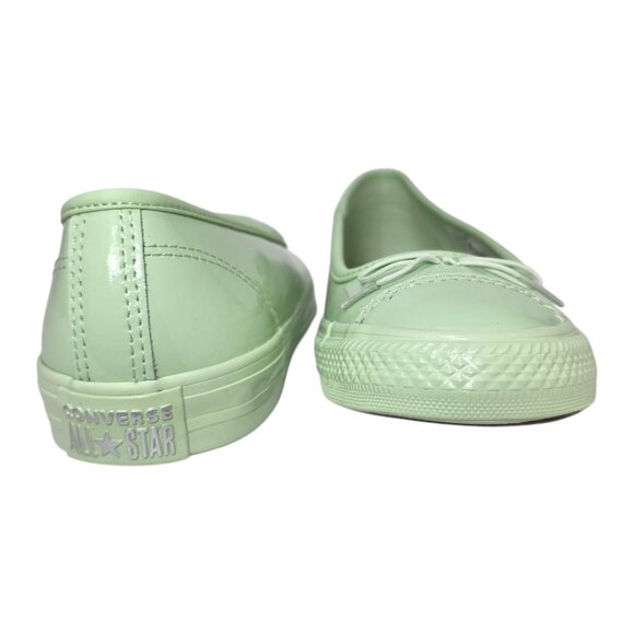 Chuck Taylor All Star Dainty Ballerina Shoes Patent Leather Women's Mint A14852C - Picture 11 of 13